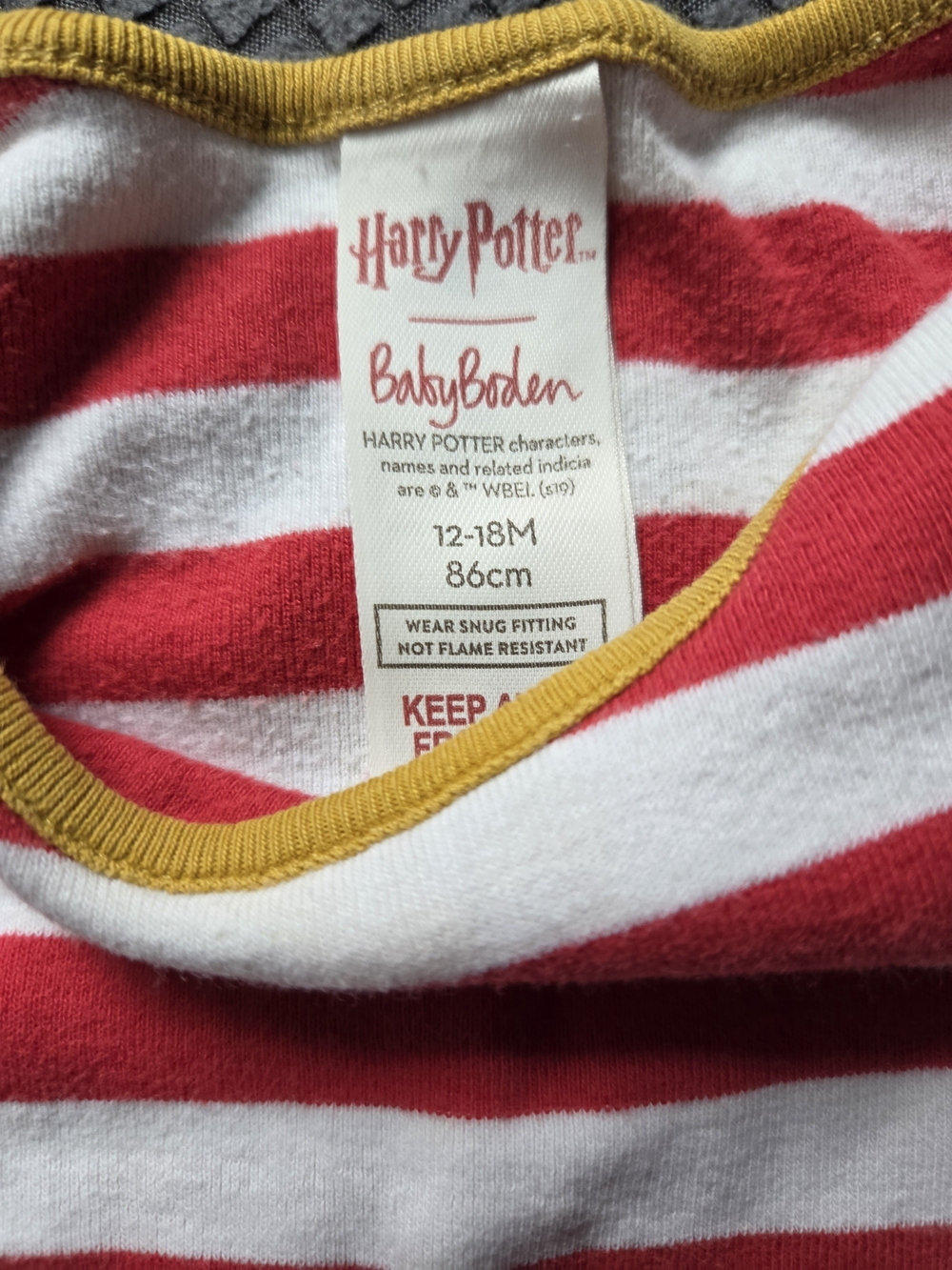 Harry Potter x Baby Boden Kids Pajama Sets Size 12-18M - Picture 5 of 6